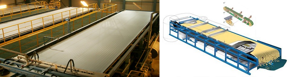 Close-up of vacuum filter fabric for vacuum belt and disc filters